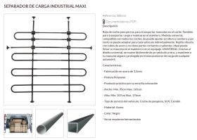 Pool Line 588616 - SEPARADOR DE CARGA INDUSTRIAL MAXI