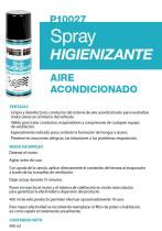 QUIMICOS POWER CAR P10027 - SPRAY HIGIENIZANTE AIRE ACONDICIONADO