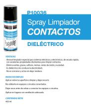 QUIMICOS POWER CAR P10036 - SPRAY LIMPIADOR CONTACTOS + DIELECTRICO 400ML